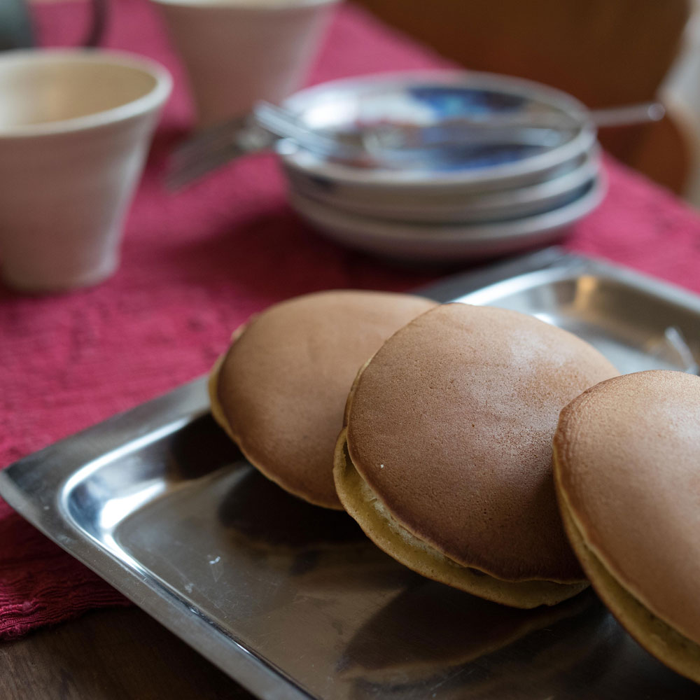 Dorayaki confectionné par azukiya, pâtisserie japonaise artisanale à Colmar.